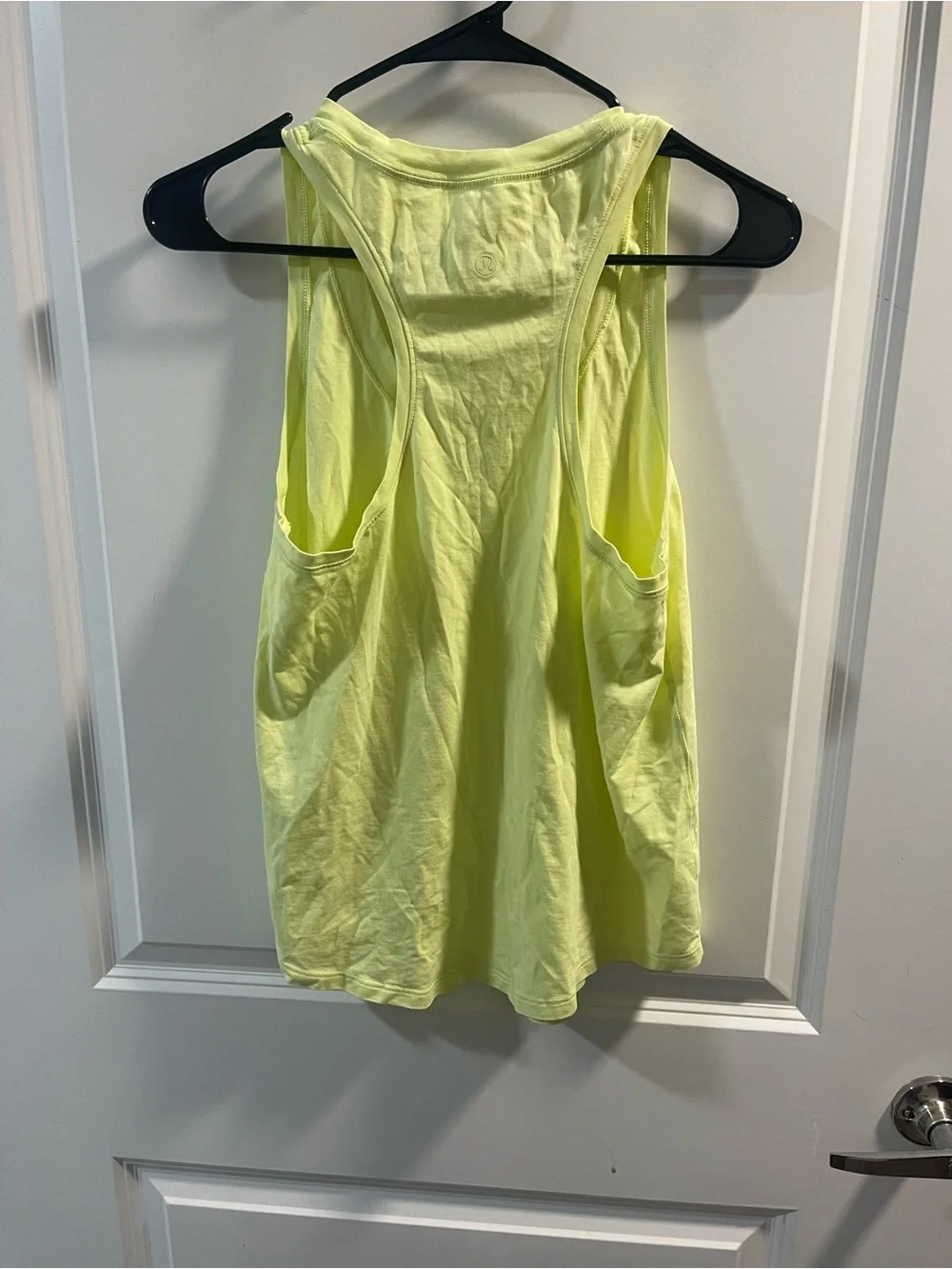 lululemon athletica Neon Yellow Scoop Tank Top No Size Tags